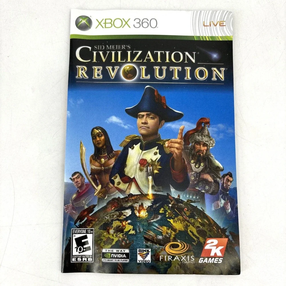 Sid Meier's Civilization Revolution (Microsoft Xbox 360, 2008) Complete‎ Tested